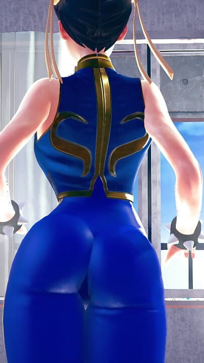 Chun Li डॉगी स्टाइल में मस्ती के लिए फोर्टनाइट छोड़ती है देखने का बिंदु