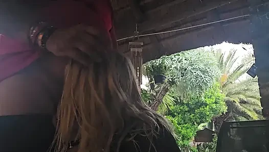 18 Year Old Sucking Cock Outdoor at Holiday Resort