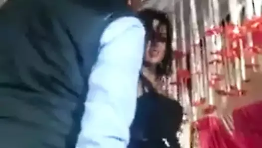 Indian girl does very hot stage dance