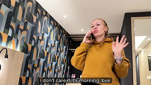 Step Mom Wakes up Grinding on Stepson in Shared Bed - Creampie Ensues!