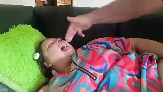 Жадная до спермы пара