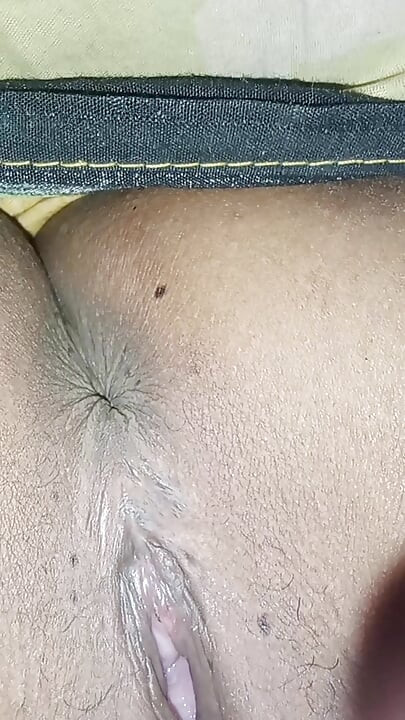 Very beautiful close-up mother-in-law's pussy