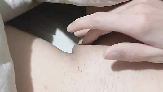 I masturbate riskily under the covers next to my stepsister at night