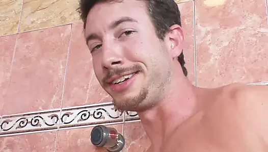 Young slut slammed in the shower