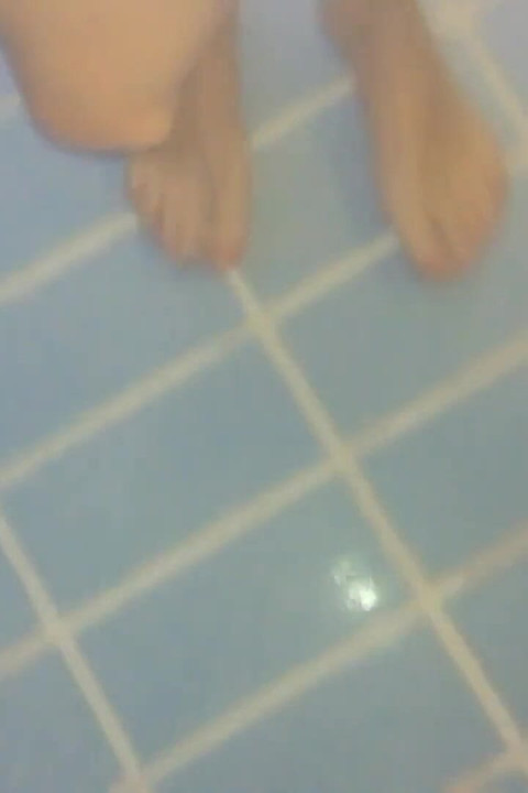 Twink Feet in a Pool - Underwater View