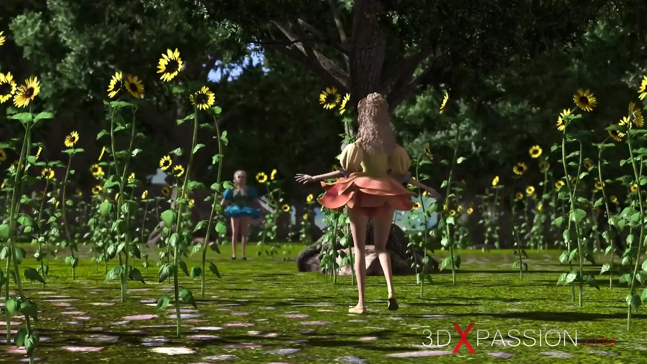 Minotaur fucks hard beautiful young fairies in mysterious magic forest