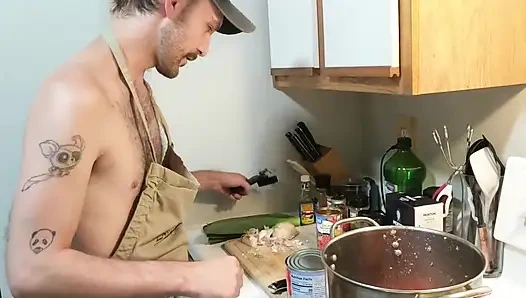 Cum Cooked 3 Leek Chili with Oil Handjob