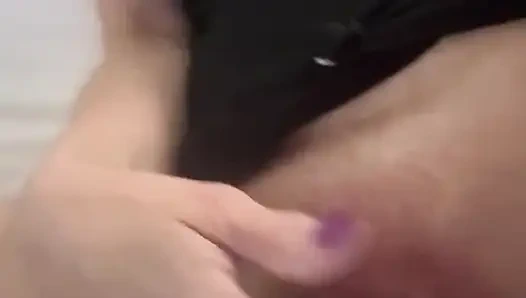 Evli kadın parmakla eğlencesi