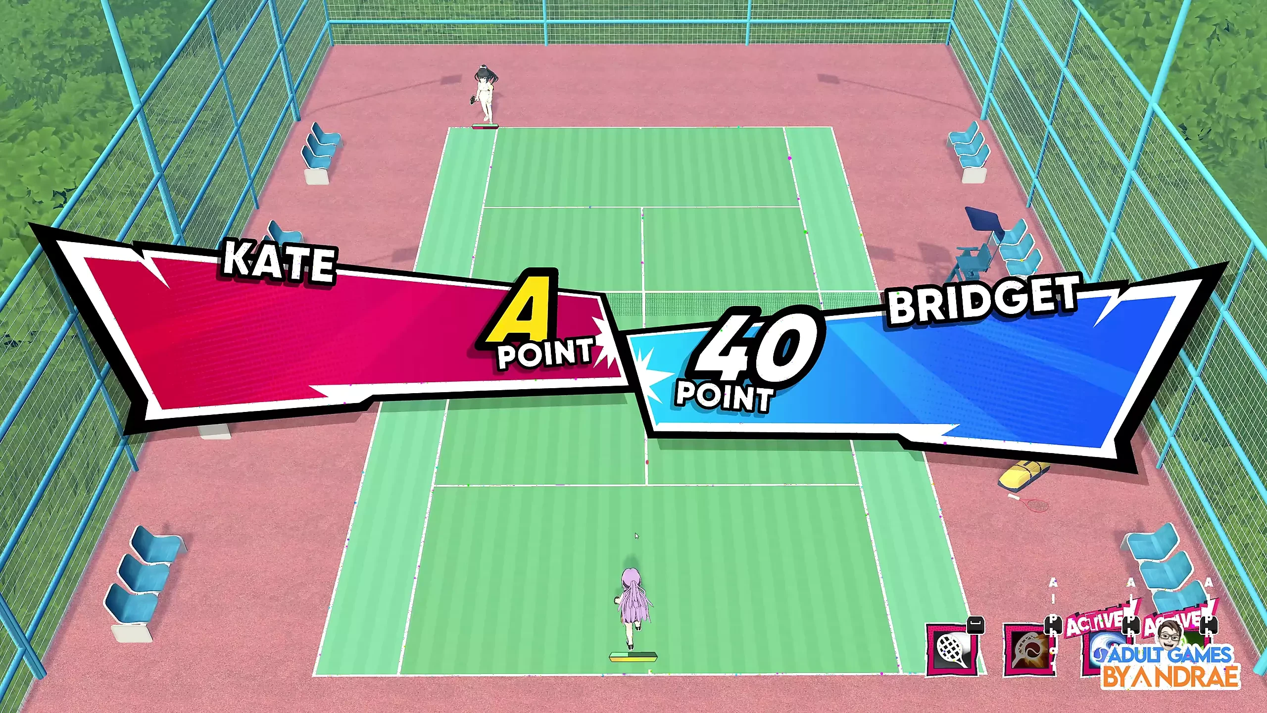 Ep6: Μπρίτζετ Vs Κέιτ - Academy Love Saga: Tennis Angels Ex
