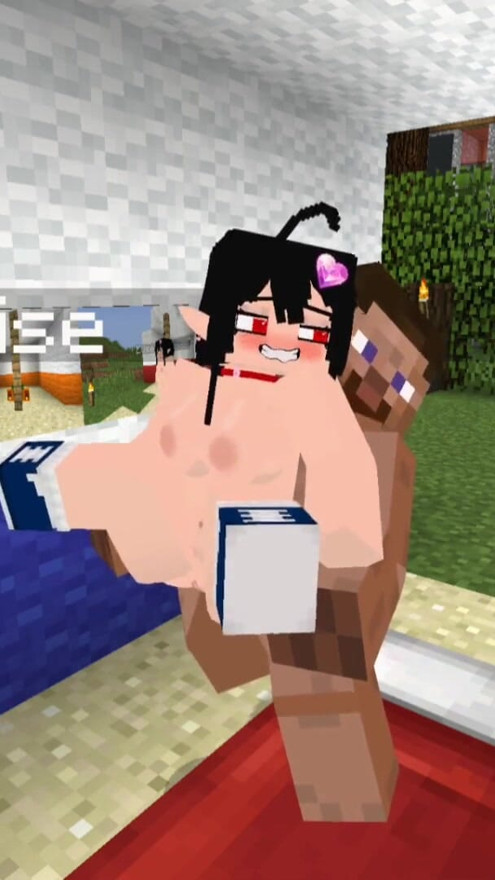 Minecraft Jenny Mod Fapcraft Elise always has her mouth open for some dick | Clip 3