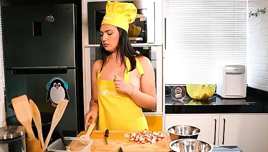 Hot Lesbian Latinas cooking - Part 3 - SFW