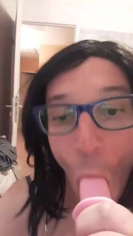 Blowjob with my sextoy