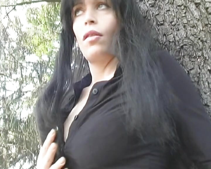 Picked up French Babe Playing with Her Big Titis and Wet Pussy