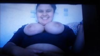 Cumming For Happy Smiling Masturbator's Big Tits SoP Tribute