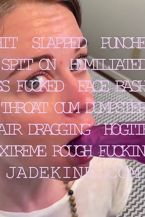 Submissive Girlfriend Destroyed by Giant Dildo