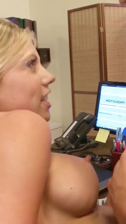Spectacular moment from "Dirty Office Girl Shawna Lee Talks Co-Worker With A Big Dick Into Sex"