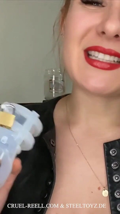 Iconic moment from "Cruel Reell and Steeltoyz Present: The 15-Piece Cock Cage Set - powered by AI"