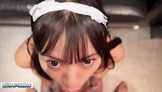 Idol Cute Maid Slowly Unwraps Desire Creampie Gentle Blowjob Patience Ends with Facecum