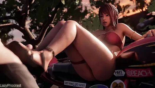 Ölü veya diri doa - azusa + koharu bölüm 1 wm renk derecelendirmesi (ses yok) lazyprocrast animasyon 3d hentai tarafından