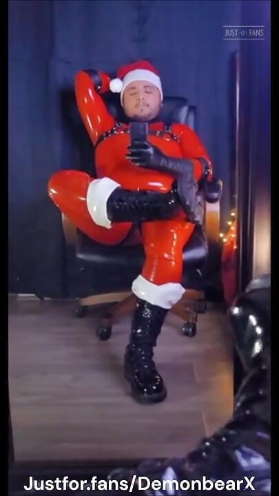 Gordito Santa Red en látex