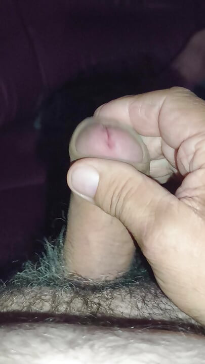 Masturbation with pen