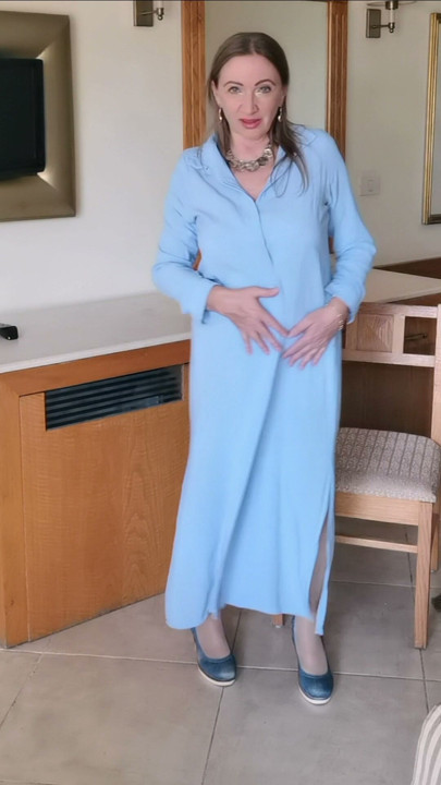 Nice blue dress