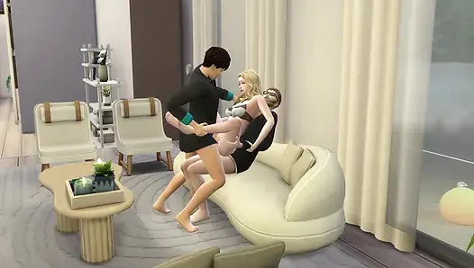 Fucked by two friends from work