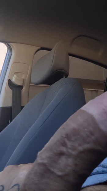 Spectacular moment from "Risky handjob on the street for redhead on the street!"