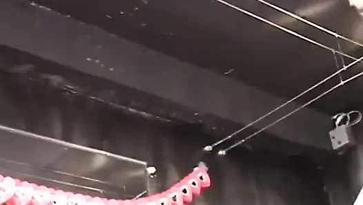 Behind the scenes footage of porn stars in action