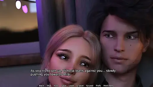 Famous foursome kissing scene from summers gone