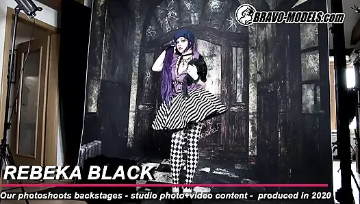 Pemotretan rebeka black 386-backstage - dewasa