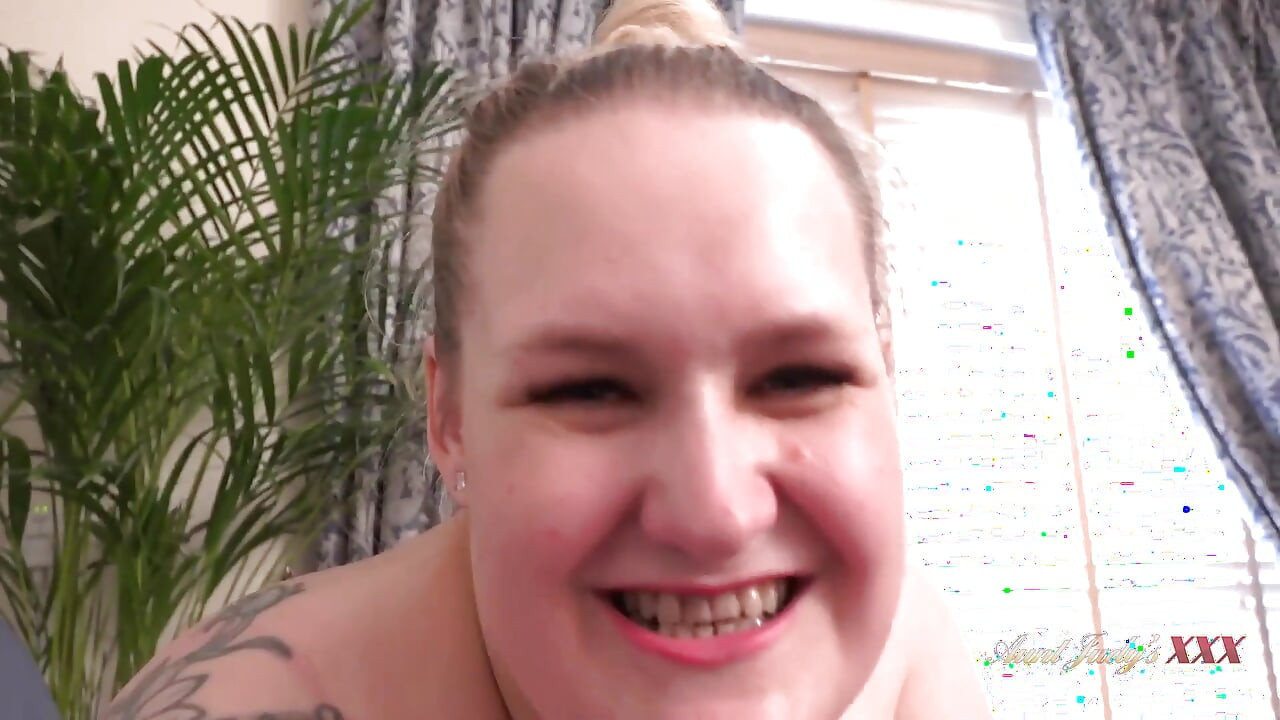 AuntJudysXXX - Your Chubby Big Tit Stepmom Becky Catches You Watching Her Clean the House