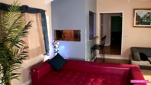 Busty blonde MILF gets banged by monster black cock