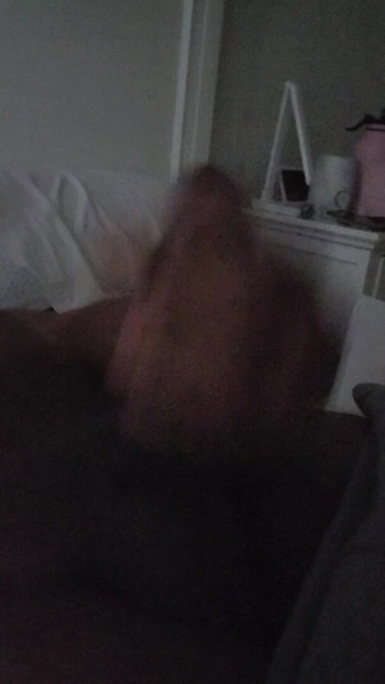 Stroking Black Cock