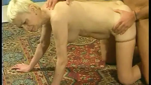 Mature lady plowed deep