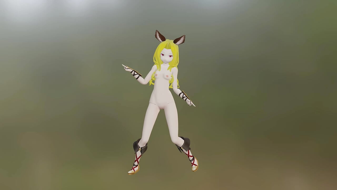 S-Cathacha Pokedance שיער בלונדינית עריכת צבע Smixix