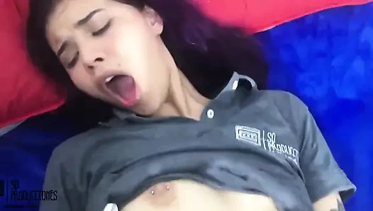 I Enter the House and Find My Stepsister Very Horny and I Fuck Her Part 2