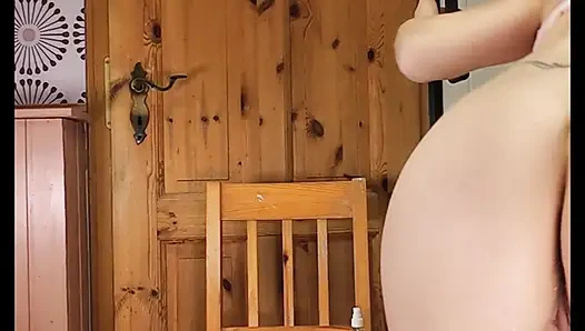 The hook in combination with my beautiful belly  #hook #enema #anal #bellyinflation #inflation #pussy #ass #milf #kinky