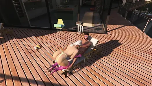 GTA V Franklin Clinton x Premium Pink Boots Lady (3D Animation) (FULL)