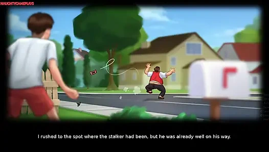 Summertime Saga Part 30 By DarkCookie - MILF Landlady Sucks His Huge Cock and Gives Him a Nice Foot job