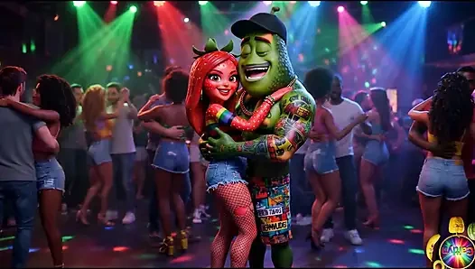 Episode 5 - süßes Erdbeermädchen und süßer Avocado-mann teilen sanfte momente AI Hentait