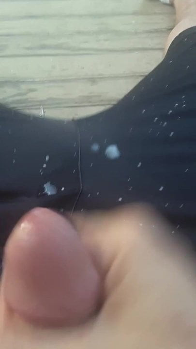Outdoor masturbating