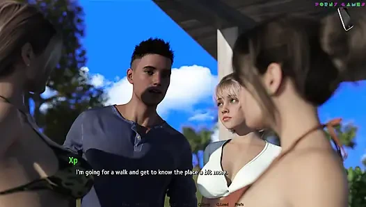 Bay Blackeyes'in birlikte hayatı - striptiz siyah jack, natürist kampta ilk gün 2