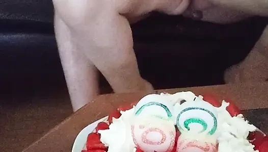 Birthday of a very slutty granny 62 years old
