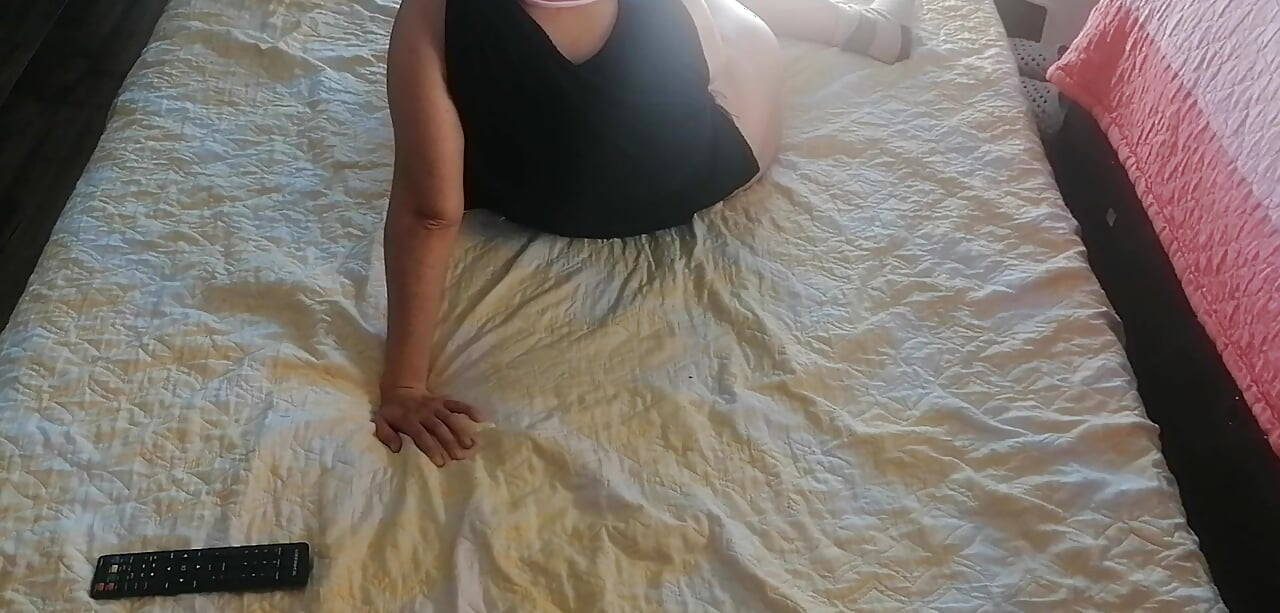 The hair of a sexy woman dances naked. Sensual massage of a hot amateur couple with oil on the body.