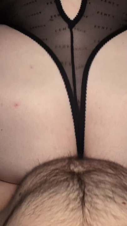 I love that they take my big ass / lingerie sexy bodysuit POV EvStPorno | Clip 1