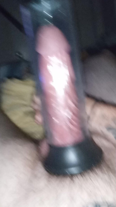 Big dick in penis pump