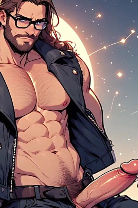 Handsome Hunks Night Beach (ai)