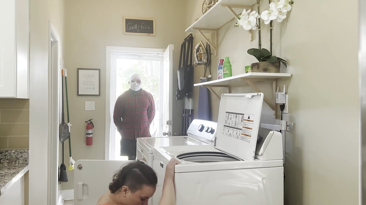 Scary Masked Stranger Home Surprise