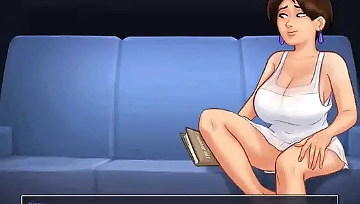 Cerita musim panas: tante girang seksi mergokin cowok kontol besar ditangannya ep 153